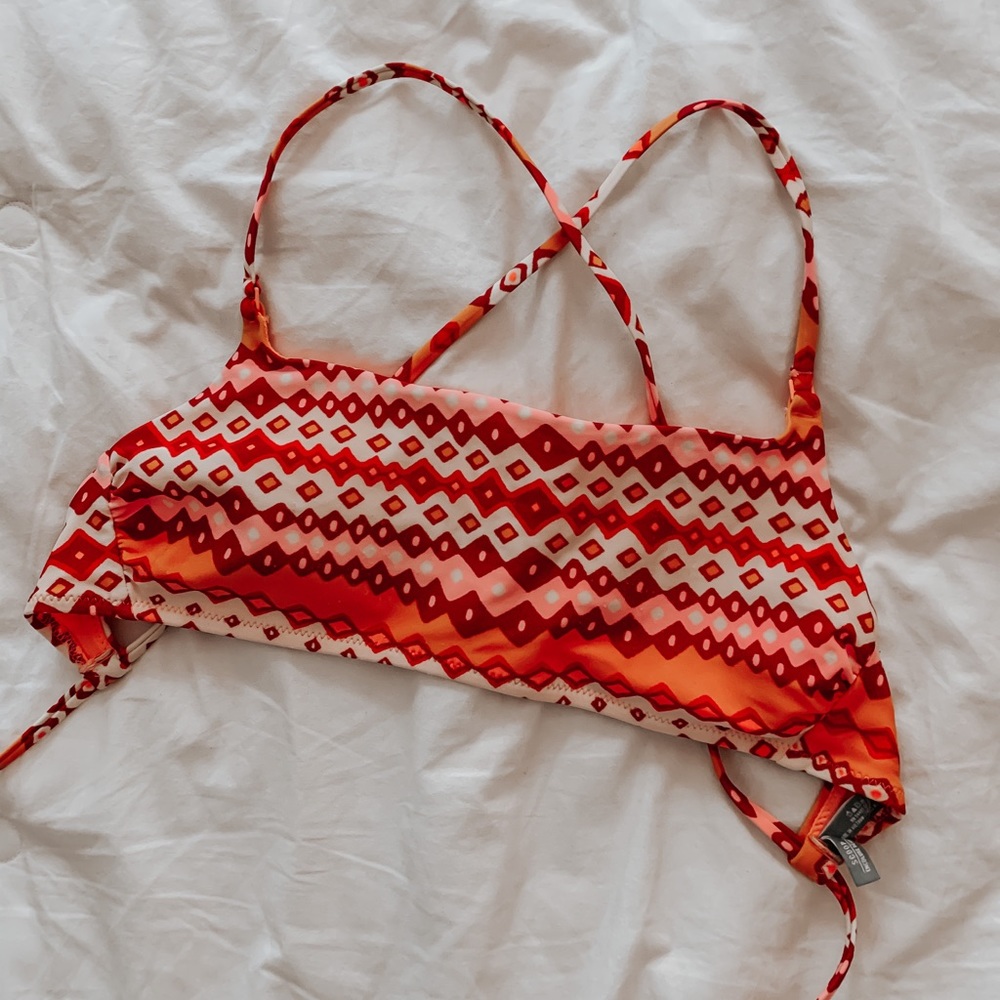 Aerie bikini top with charms at the end of straps